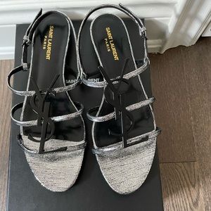 ❌SOLD❌—YSL Cassandra open Sandals/Flats - size 41 Brand New